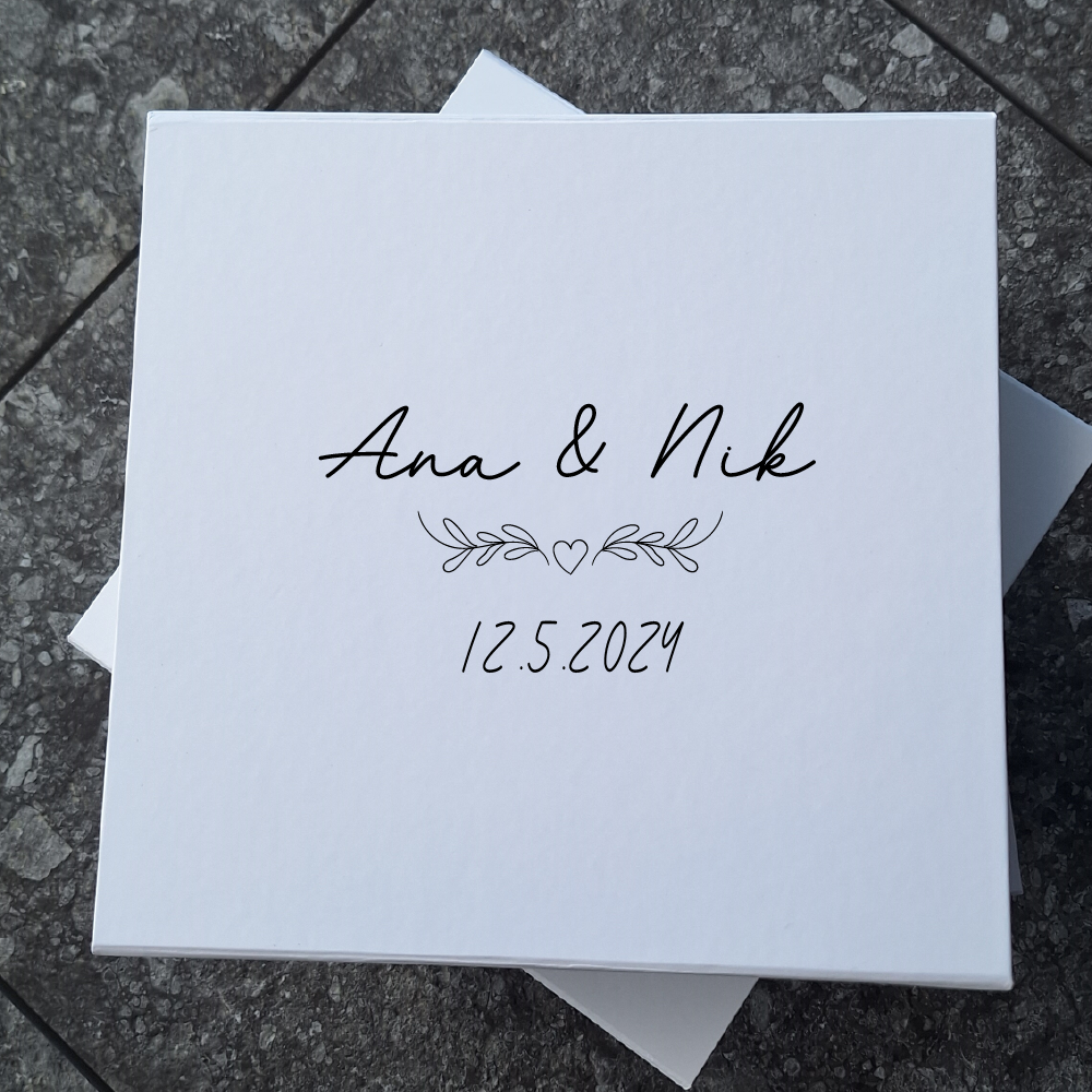 Bela alu flaška 500 ml - Love in the air - 2 kosa