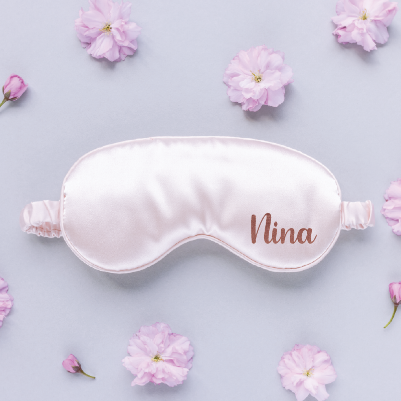 Maska za spanje z imenom - lotus