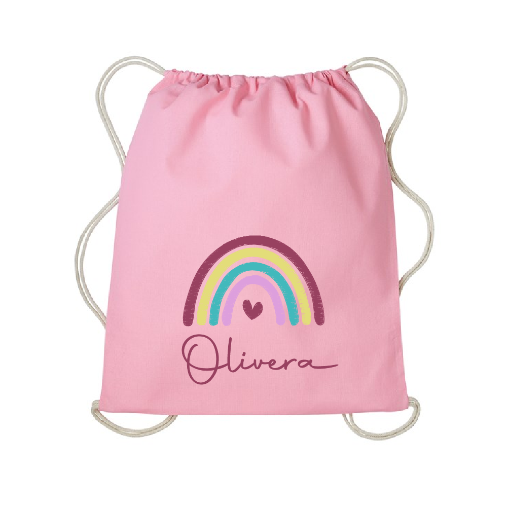 Personalizirana vrečka/nahrbtnik za otroke - Mavrica