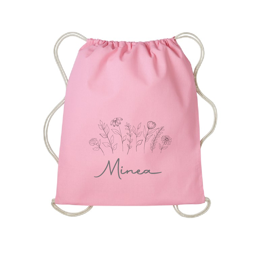 Personalizirana vrečka/nahrbtnik za otroke - Flower