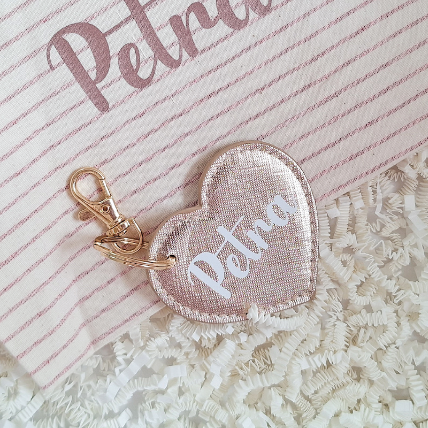 Obesek Heart - rose gold