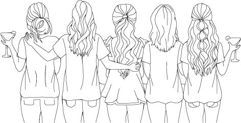 Torbica z vezenino Friends