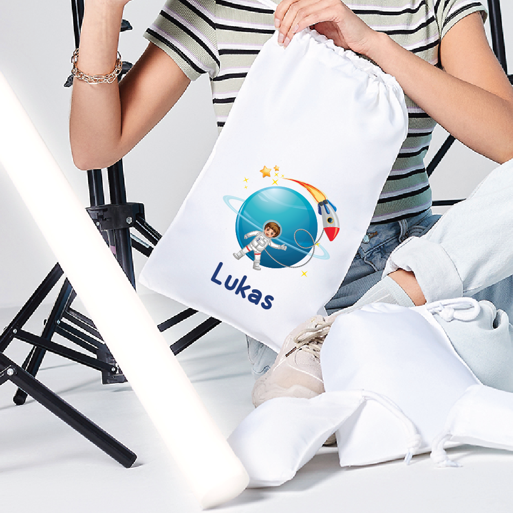 Emajlirana skodelica z imenom po izbiri - Astronavt